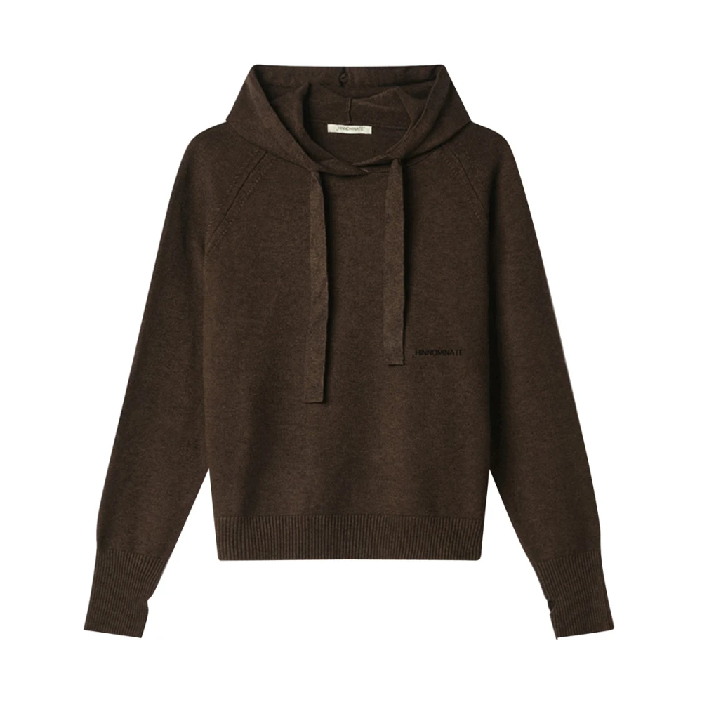 Hinnominate Bruine Hoodie met Borduurwerk Brown Dames