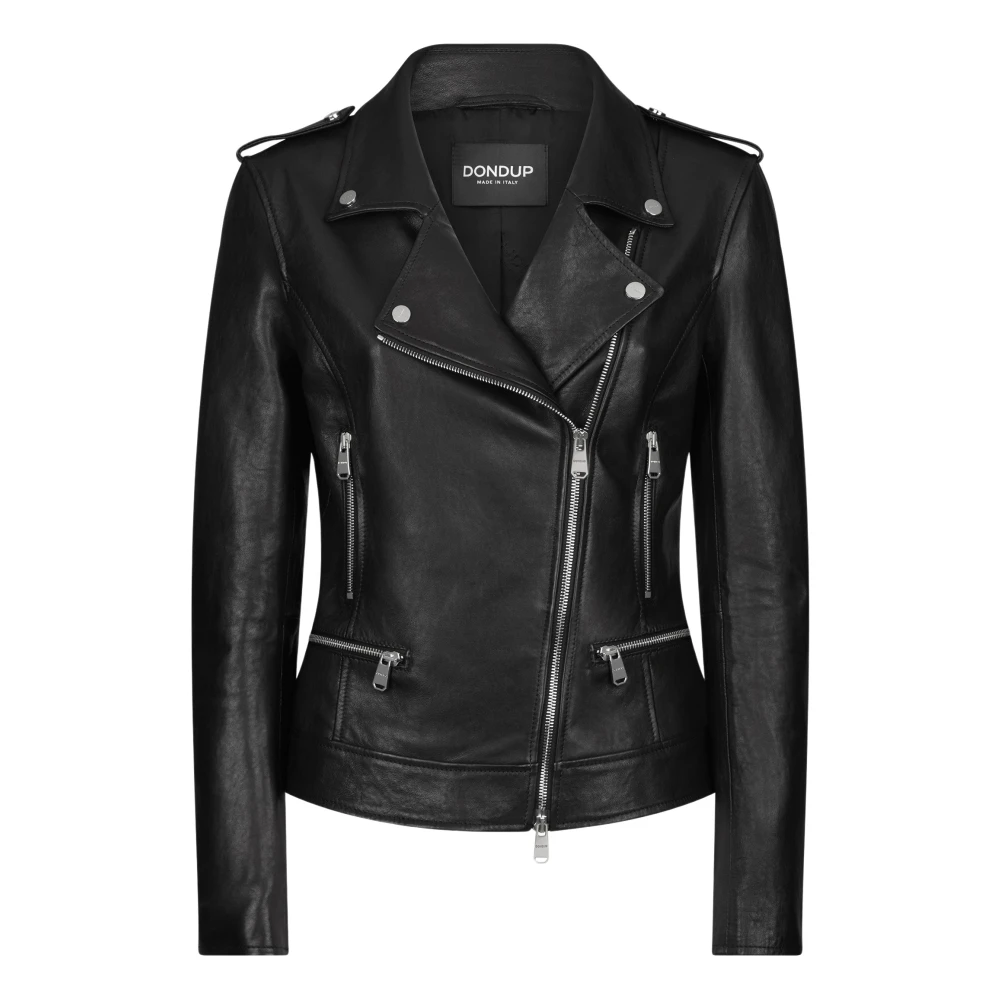 Jackets > Leather Jackets - - Dondup - Modalova