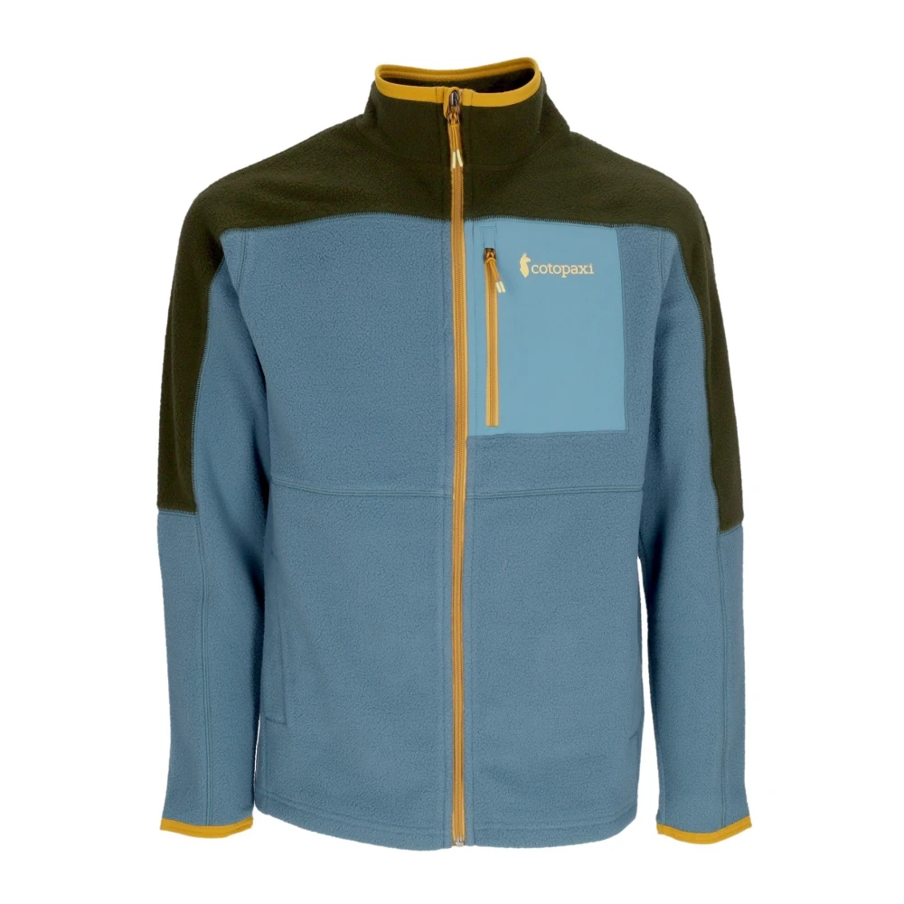 Cotopaxi Herr Blå Träning M, Polyester, Fleecejacka Med Dragkedja Hög Hals
