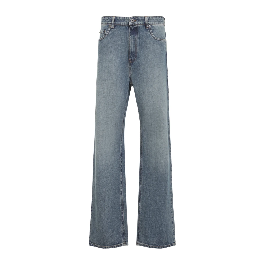Miu Miu Women's Blue Cotton Trousers - Flare Jeans - W27 - Jeans
