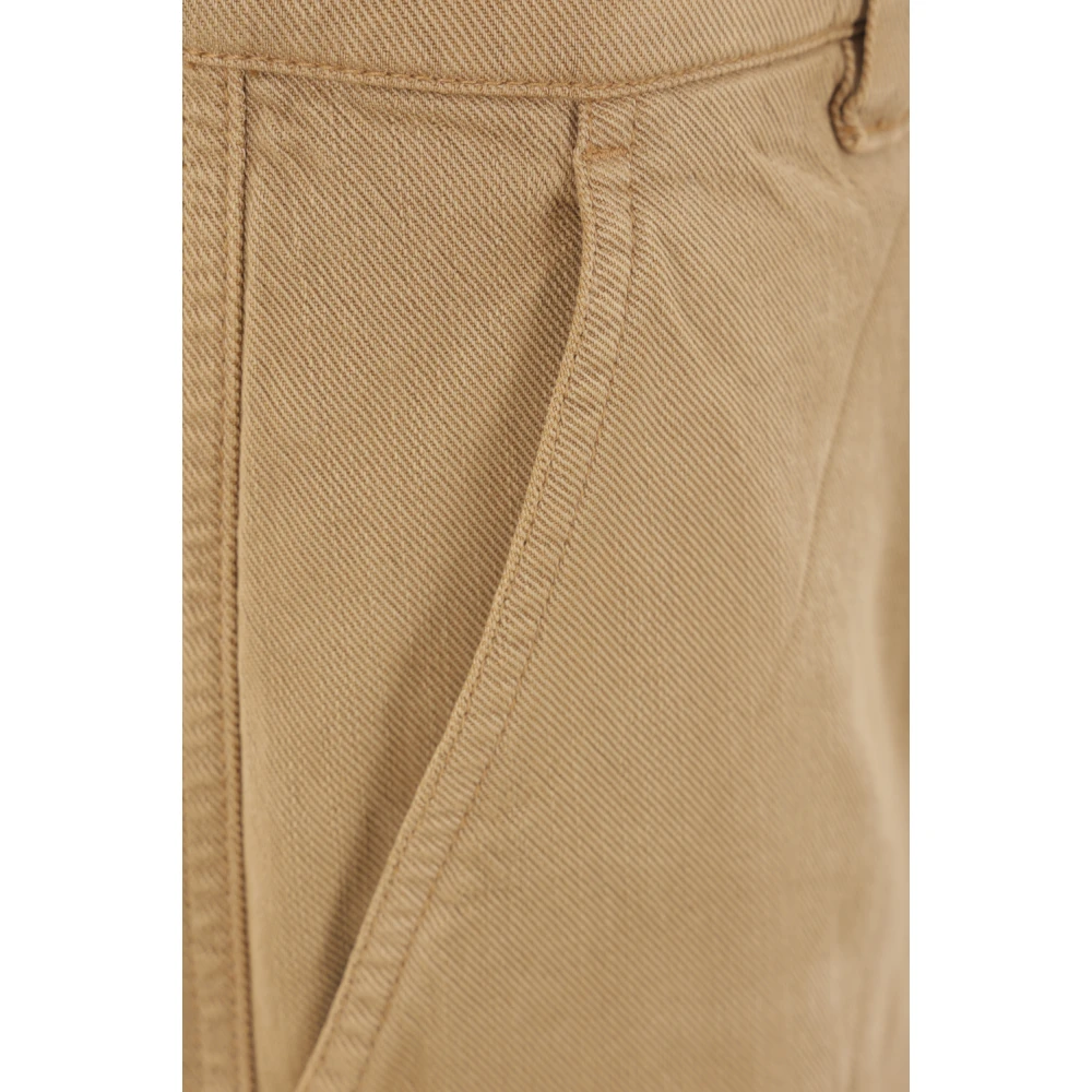 Aspesi Cargo Broek Wit Brown Heren