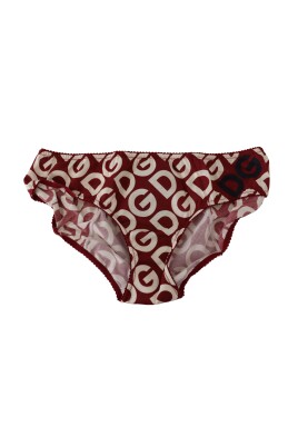 Dolce & Gabbana Multicolor Dg Logo Print Slip Bottom Underwear in