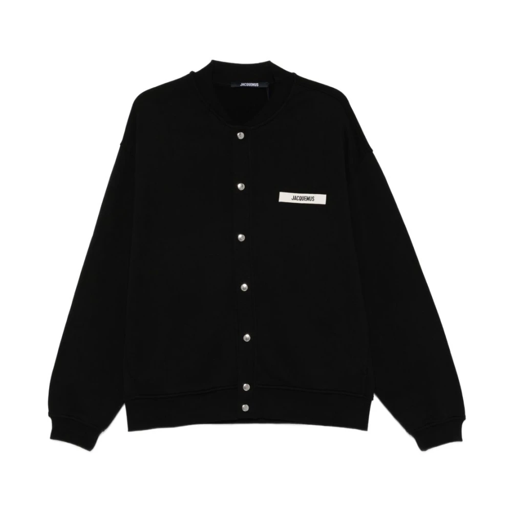 Jacquemus Men's Black Cardigans, Xs, Jumper Aw25 Stylish Fit
