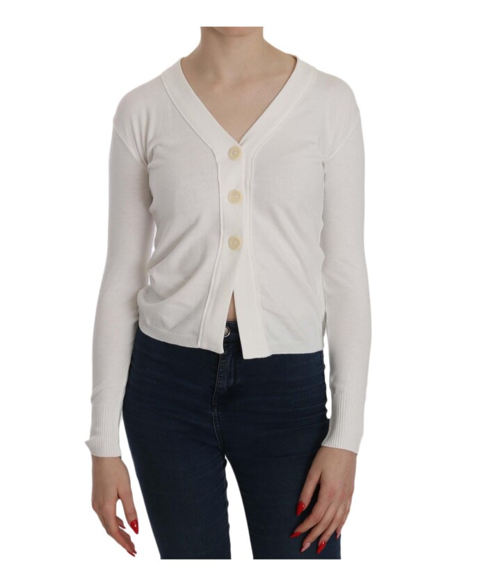 white-v-neck-cropped-cardigan-blouse