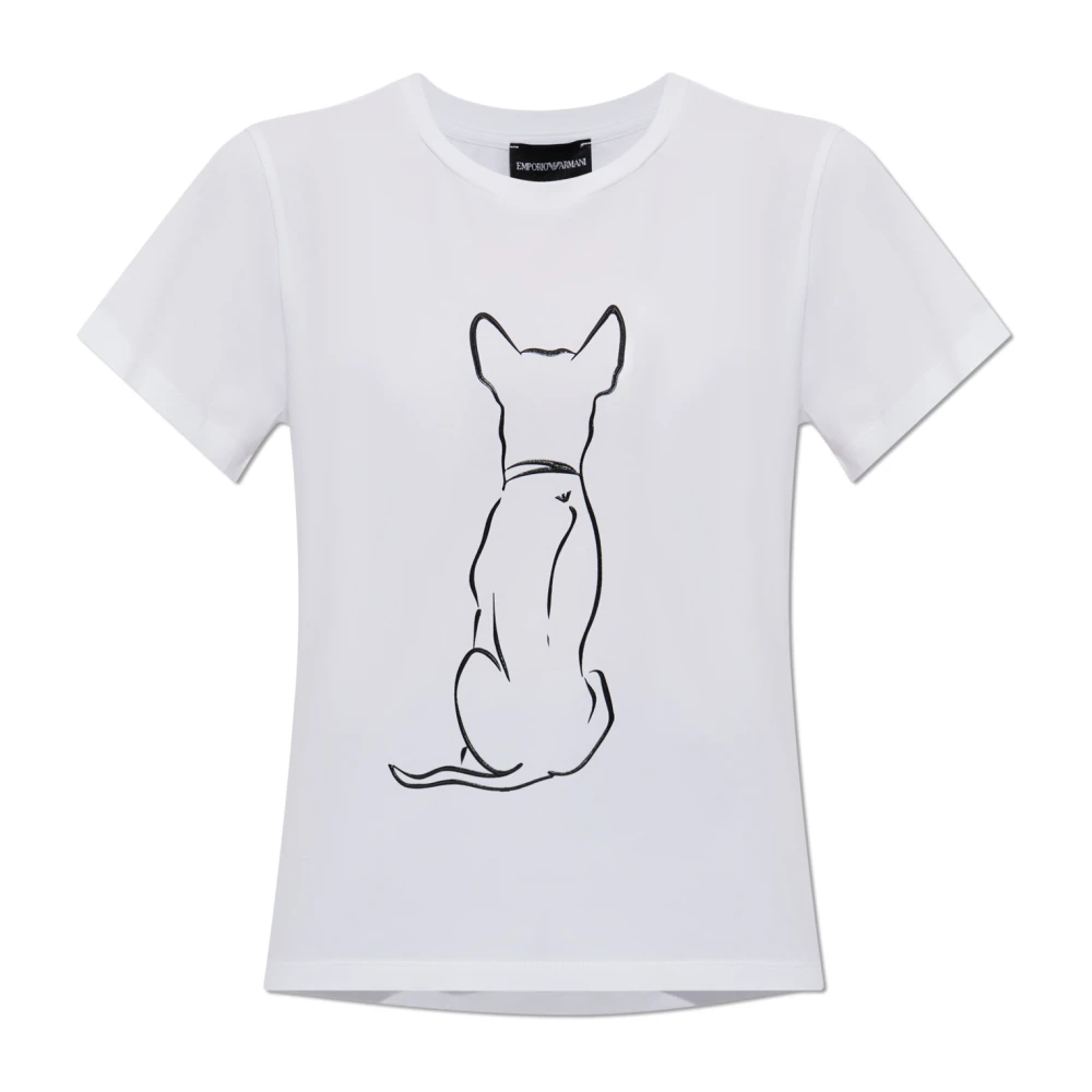 Emporio Armani T-shirt uit de collectie White Dames