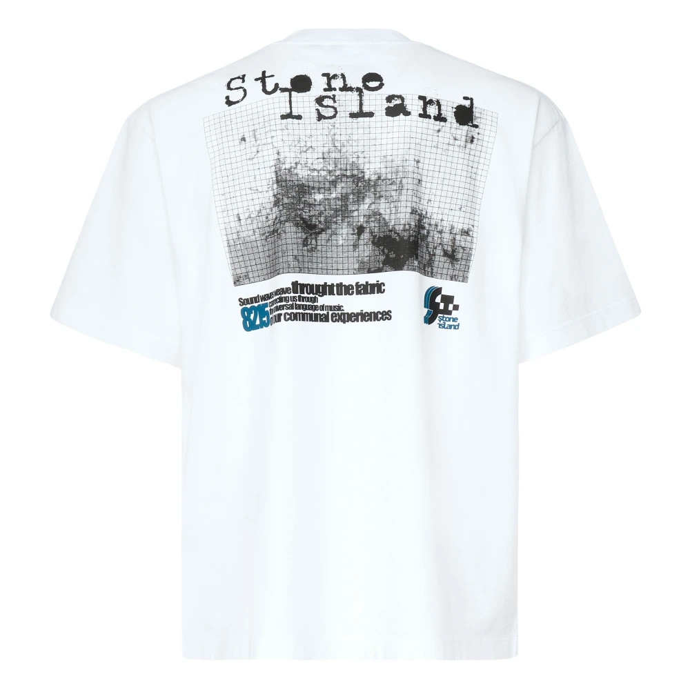 Stone Island Witte T-shirts en Polos White Heren