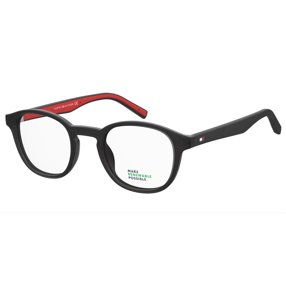 Tommy Hilfiger Matte Grijze Zonnebril Montuur Gray Unisex