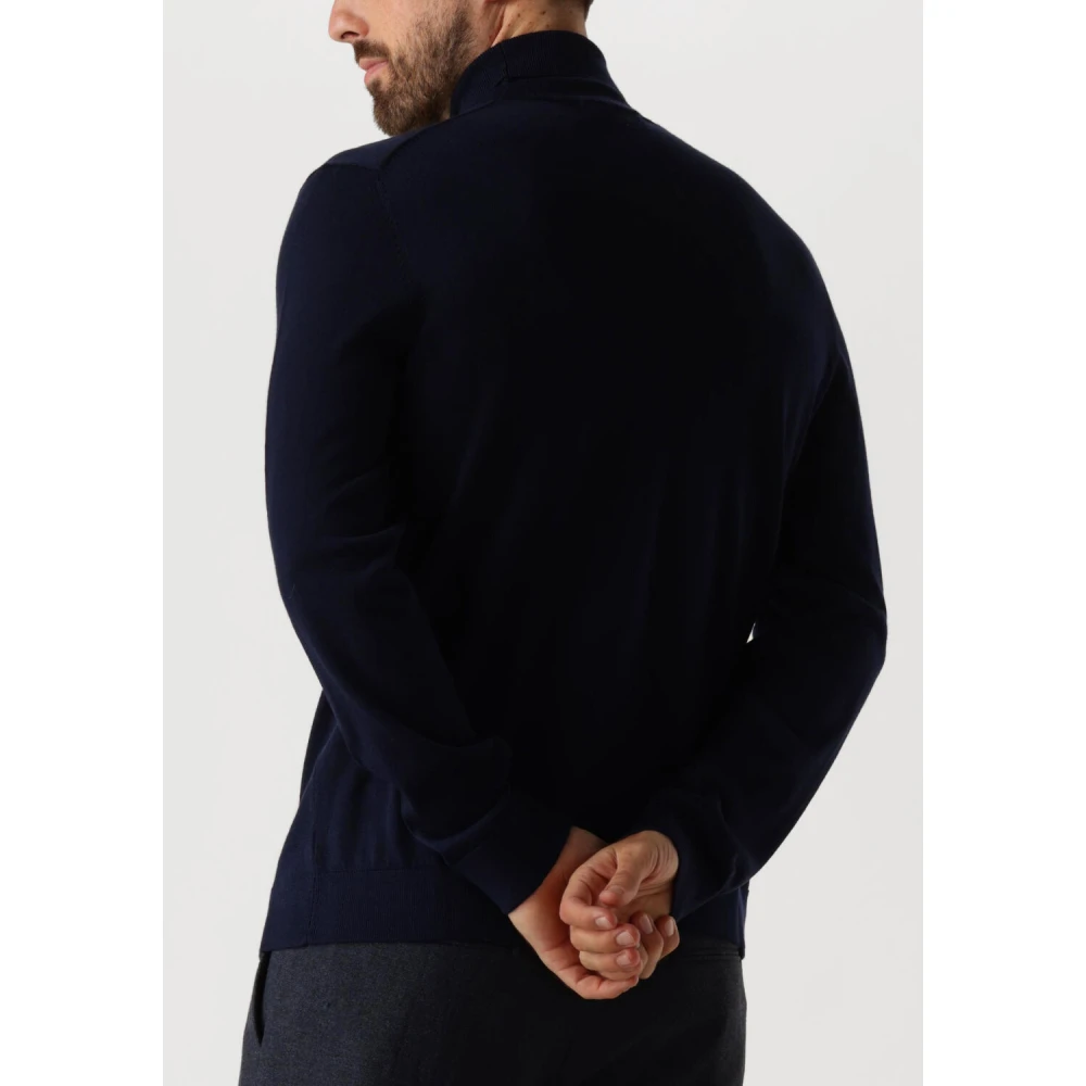 Selected Homme Merino Roll Neck Sweater Blue Heren