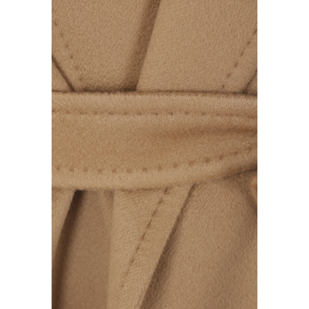 Max Mara Kasjmier Kameeljas Klassieke Stijl Brown Dames