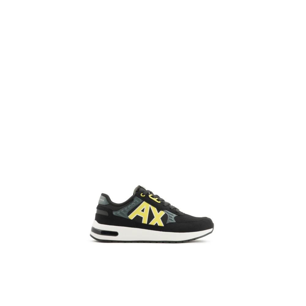 Armani Exchange Mannelijk Zwart Heren, Schoenen, : Suède, Maat 40 Eu