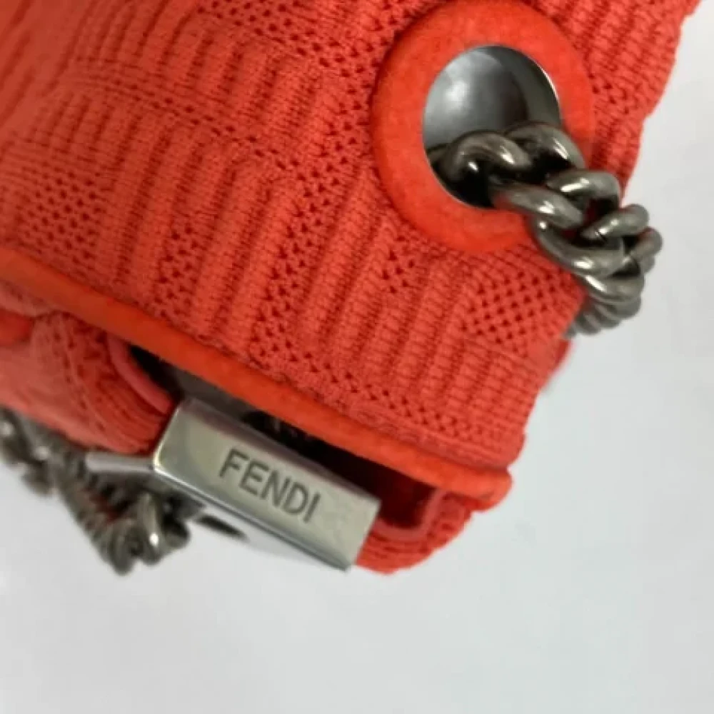 Fendi Vintage Pre-owned Canvas fendi-bags Red Dames
