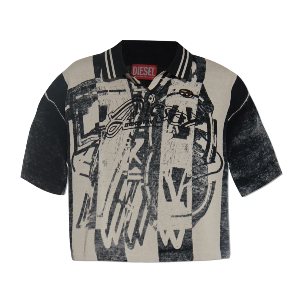 Diesel Mujer Negro Camisetas, Talla: 2XS
