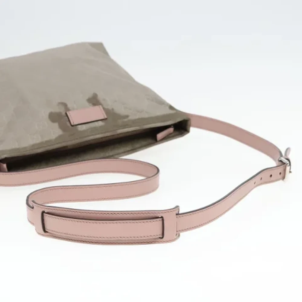 Gucci Vintage Pre-owned Nylon gucci-bags Gray Dames