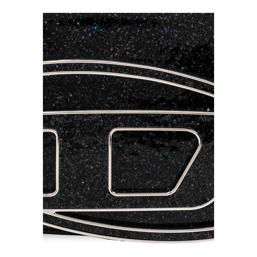 Diesel Glitter Schoudertas '1Dr' Black Dames