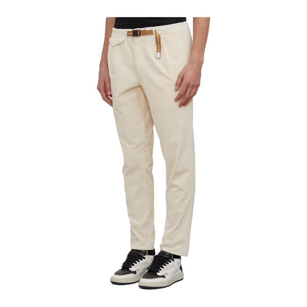 White Sand Ribfluwelen broek White Heren