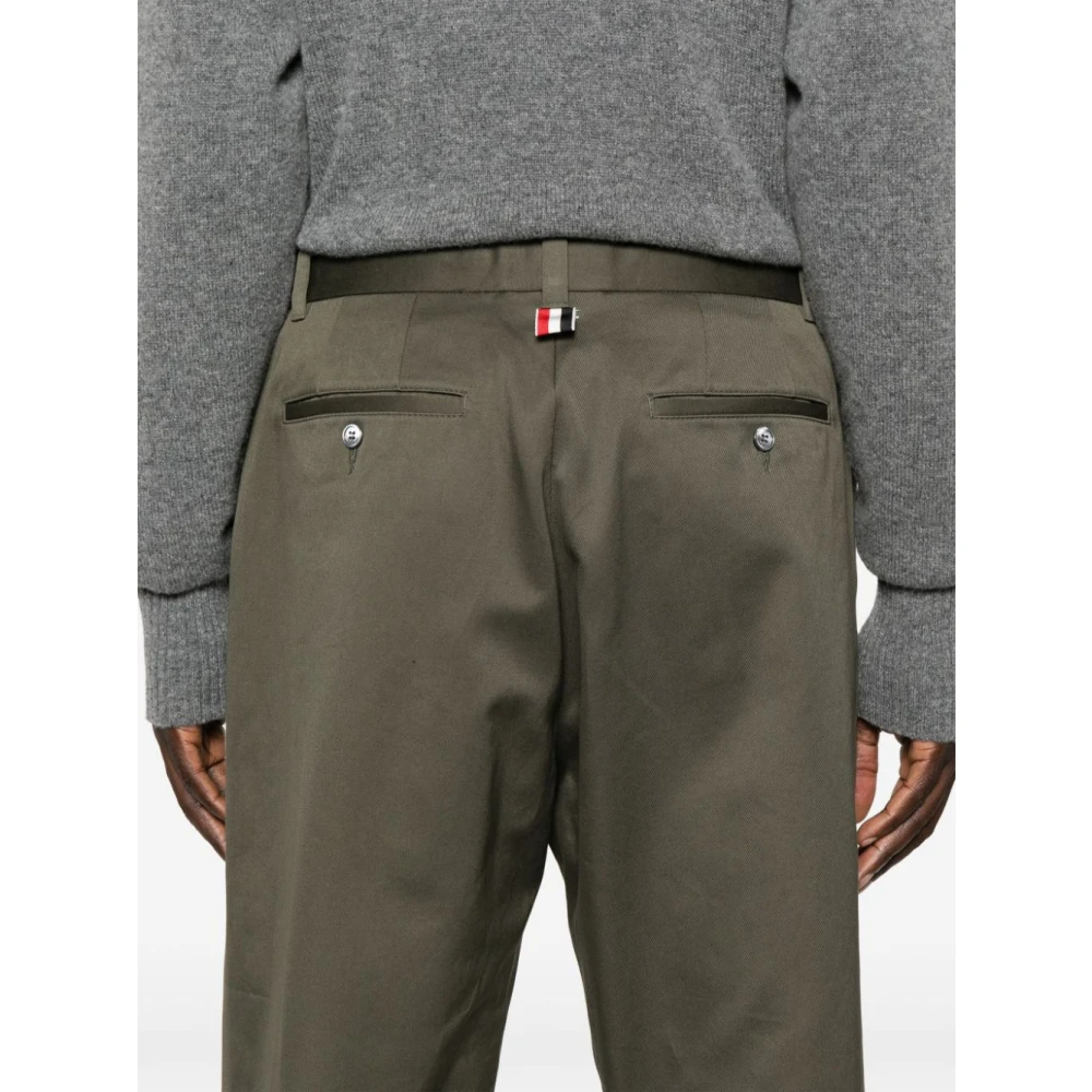 Thom Browne Groene Herenbroek Green Heren