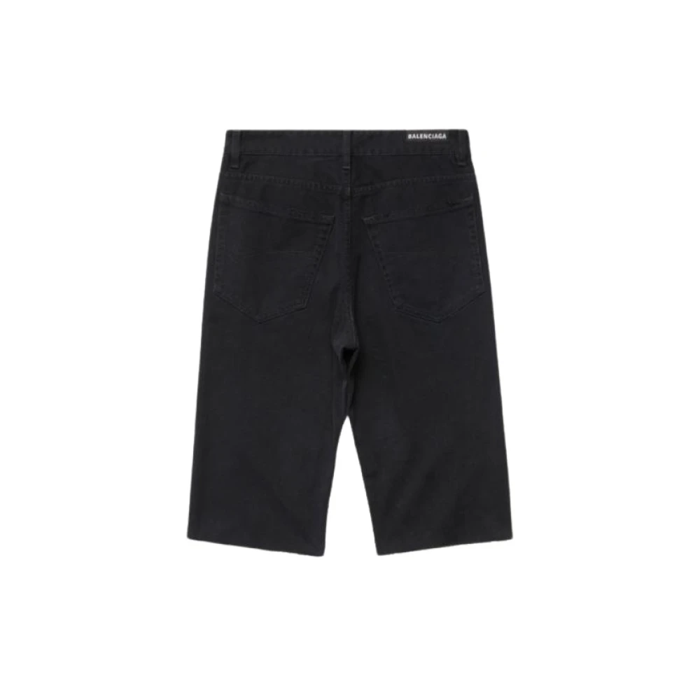 Balenciaga Stijlvolle Korte Jurk Black Heren