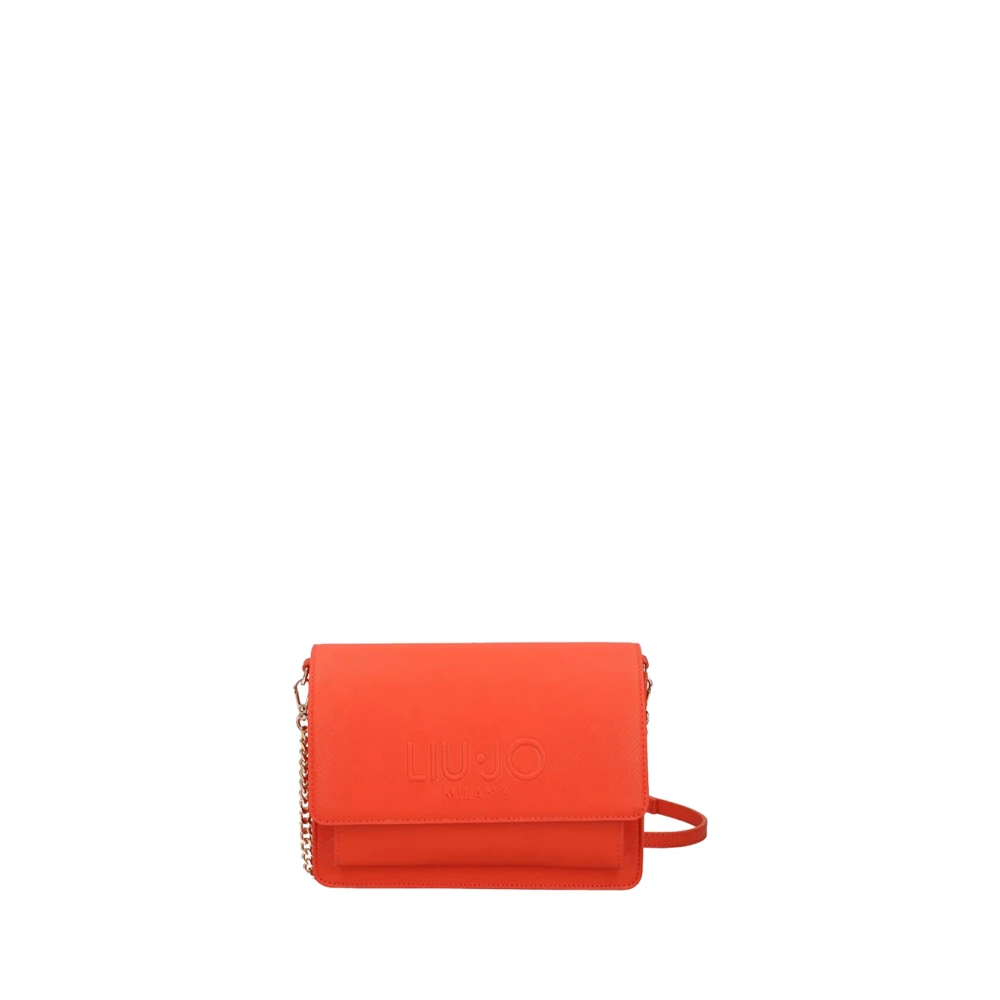 Liu Jo Oranje Schoudertas Elegant Modieus Ontwerp Orange Dames