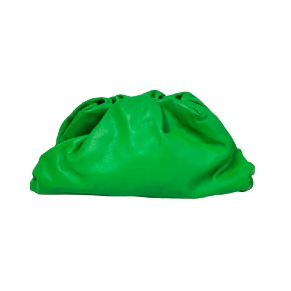 Bottega Veneta Vintage Pre-owned Leather clutches Green Dames
