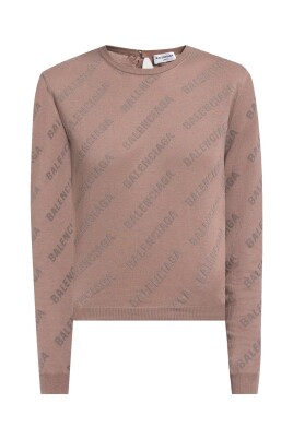 logo-jacquard-knit-pullover