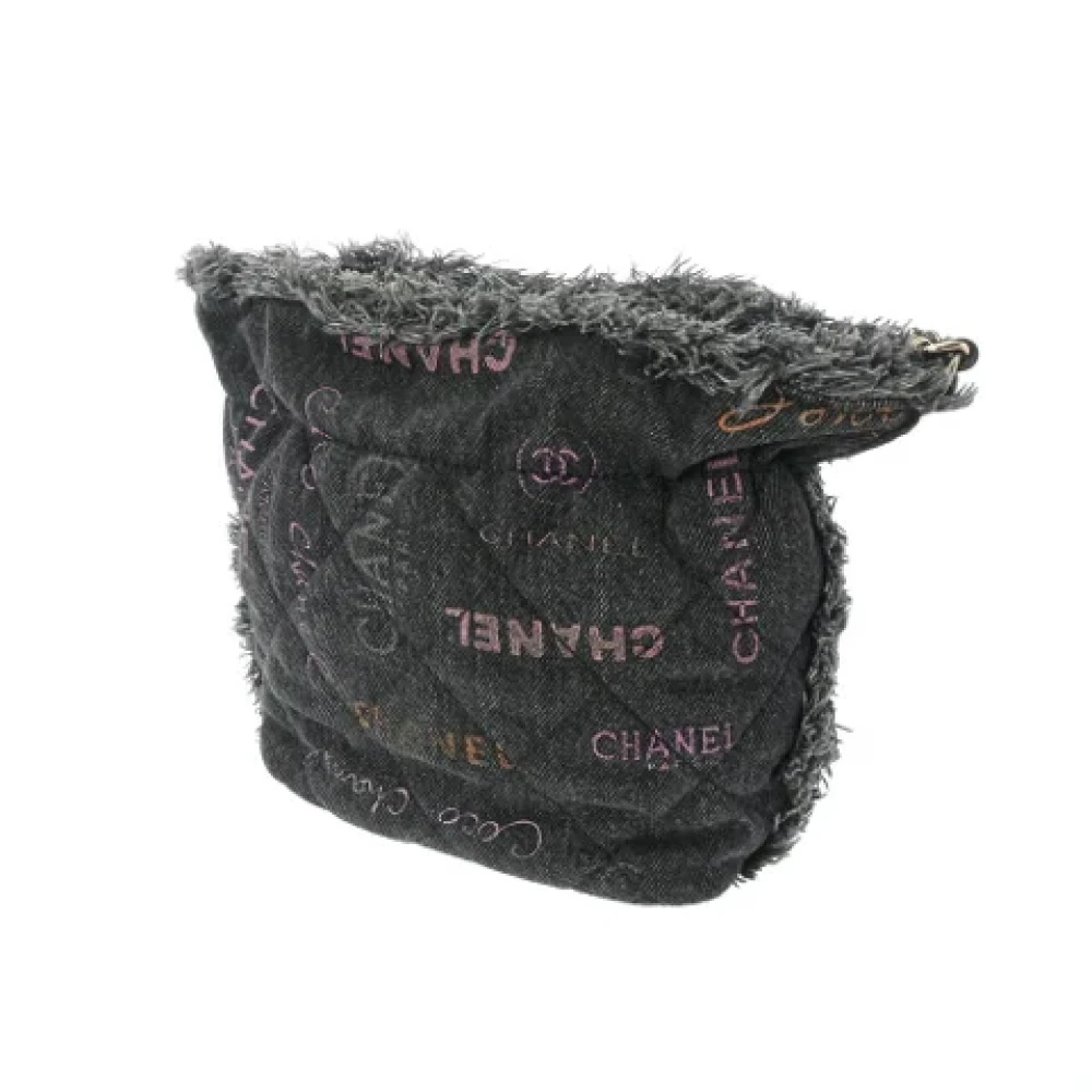 Chanel Vintage Pre-owned Denim chanel-bags Black Dames
