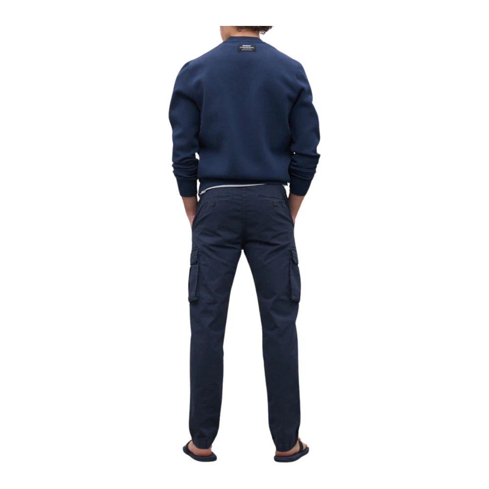 Ecoalf Gebreide jas voor mannen in marineblauw Blue Heren