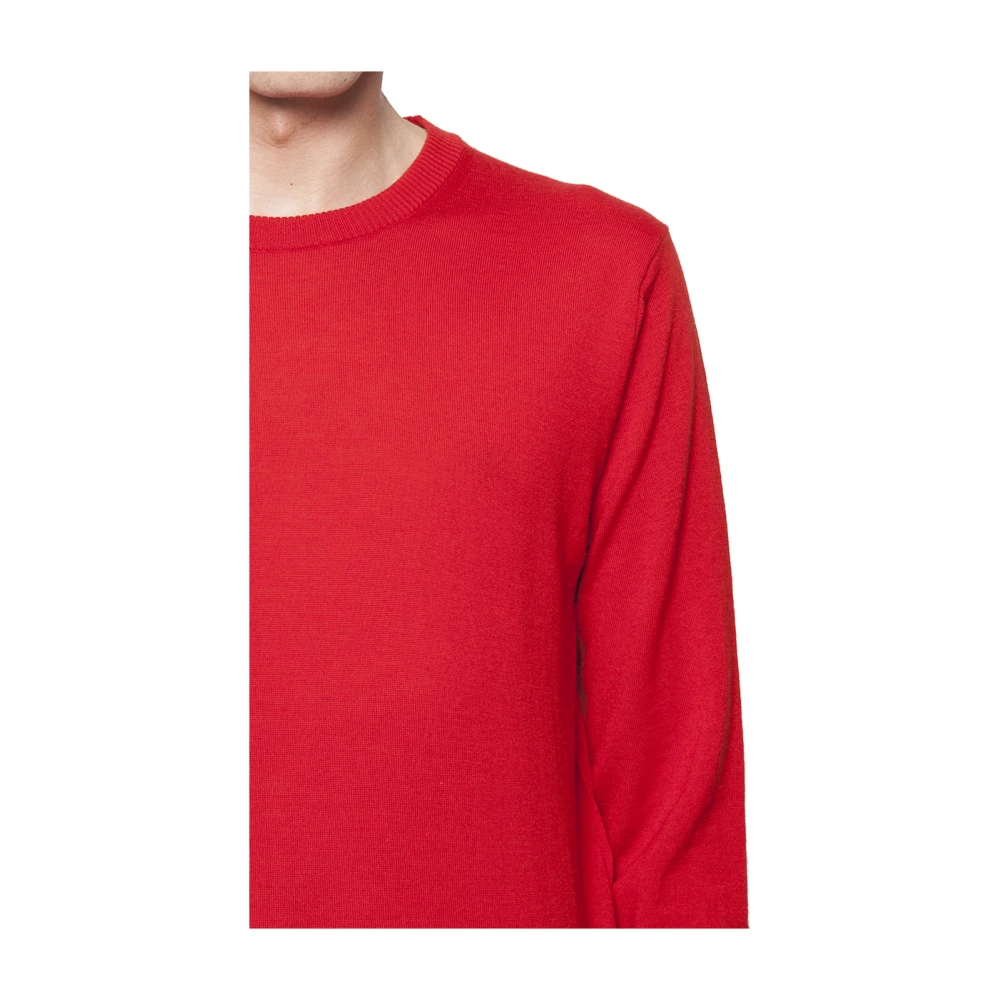 Ami Paris Ronde Hals Sweater Red Heren