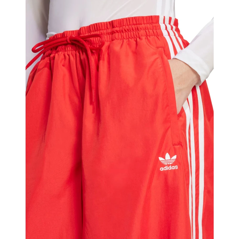 Adidas Casual Wijde Sweatpants Red Dames