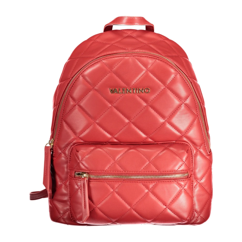 Valentino by Mario Valentino Rode Rugzak met Verstelbare Banden Red Unisex