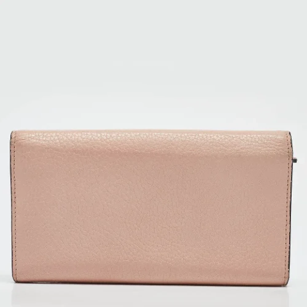 Gucci Vintage Pre-owned Leather wallets Pink Dames