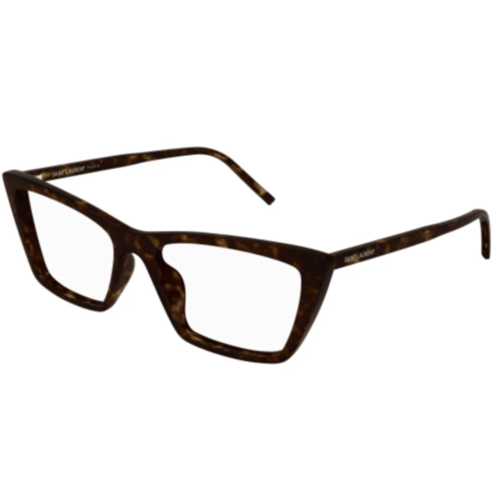 Saint Laurent Women's Brown Glasses, One Size, Thin Optic Sunglasses