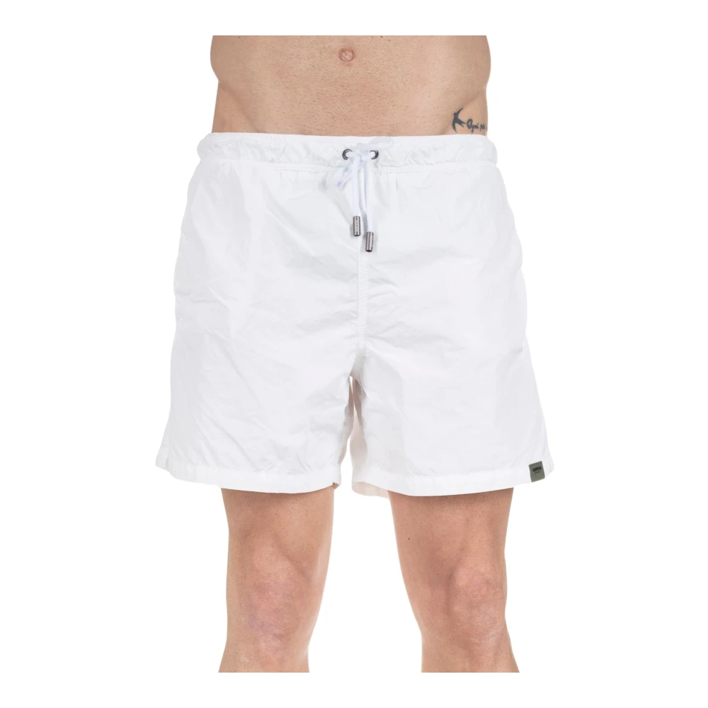 Aspesi Swimwear Basic Style White Heren