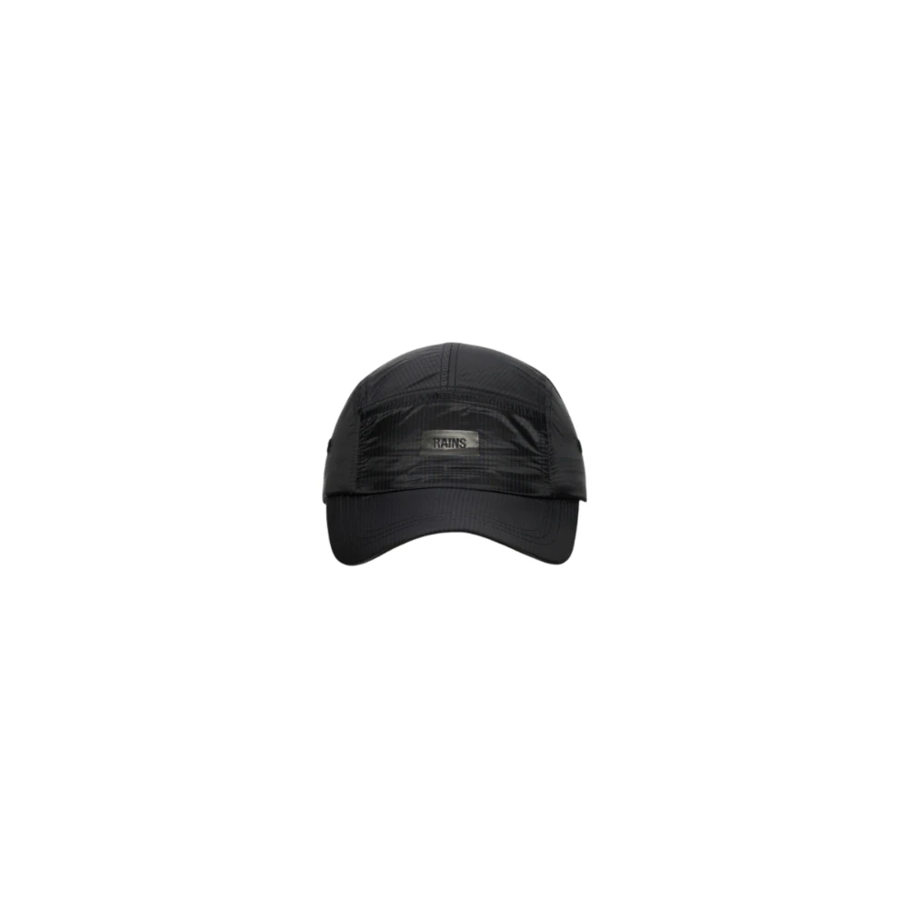 Rains Zwarte Waterdichte Ripstop Hoeden Black Unisex
