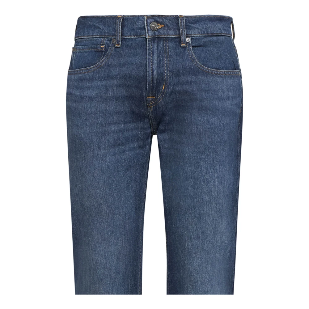 7 For All Mankind Slim Fit Jeans Donkerblauw Blue Heren