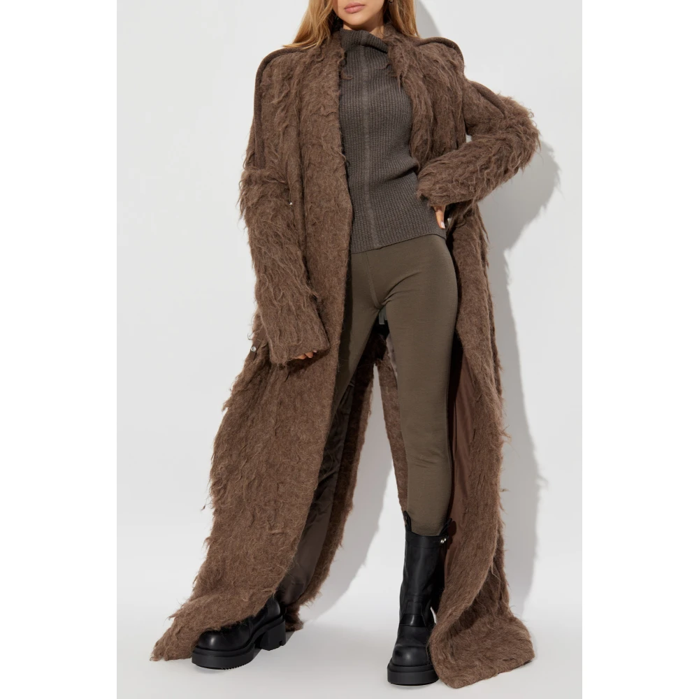 Rick Owens Wollen Leggings Brown Dames