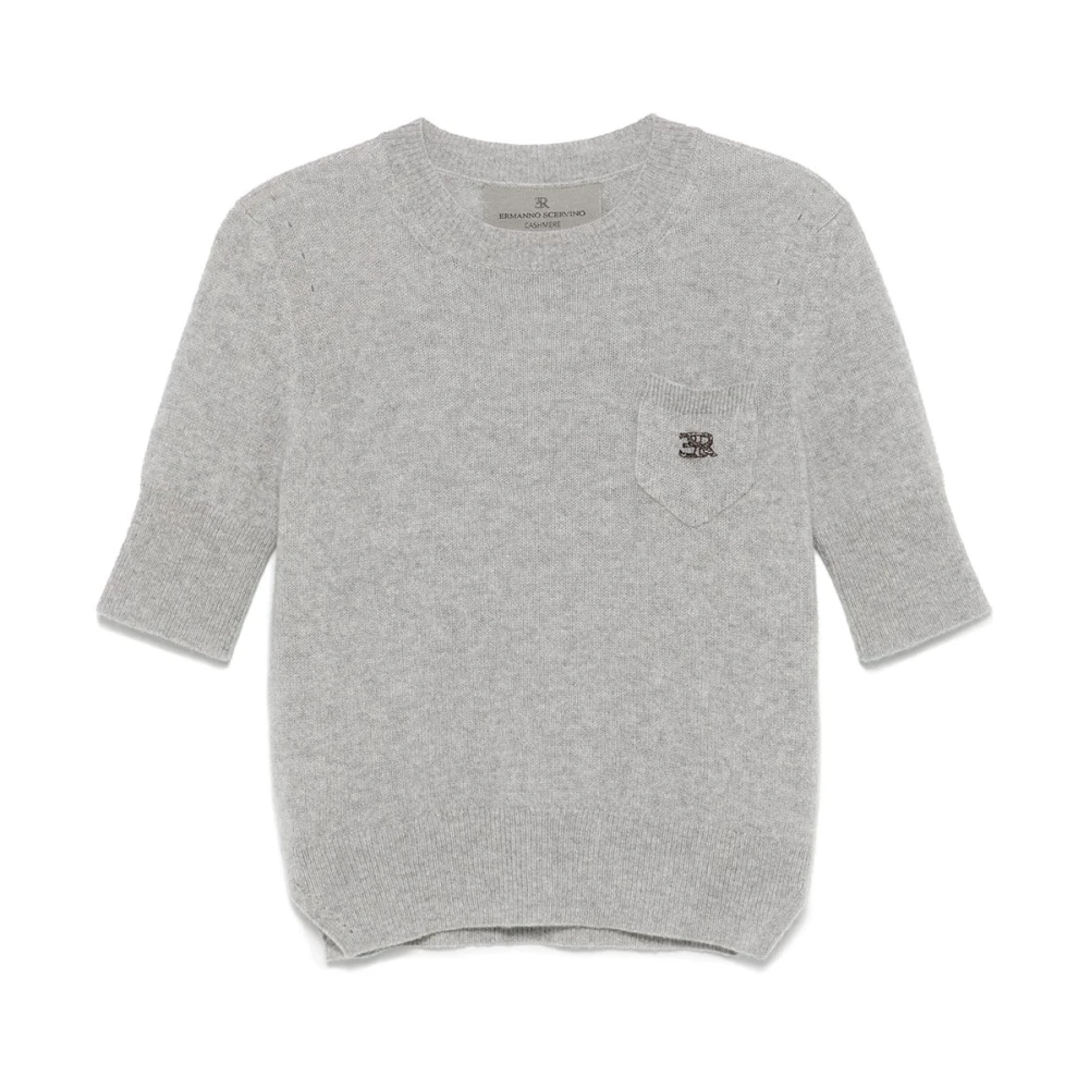 Ermanno Scervino Casual Gebreide Trui in Grijs Gray Dames