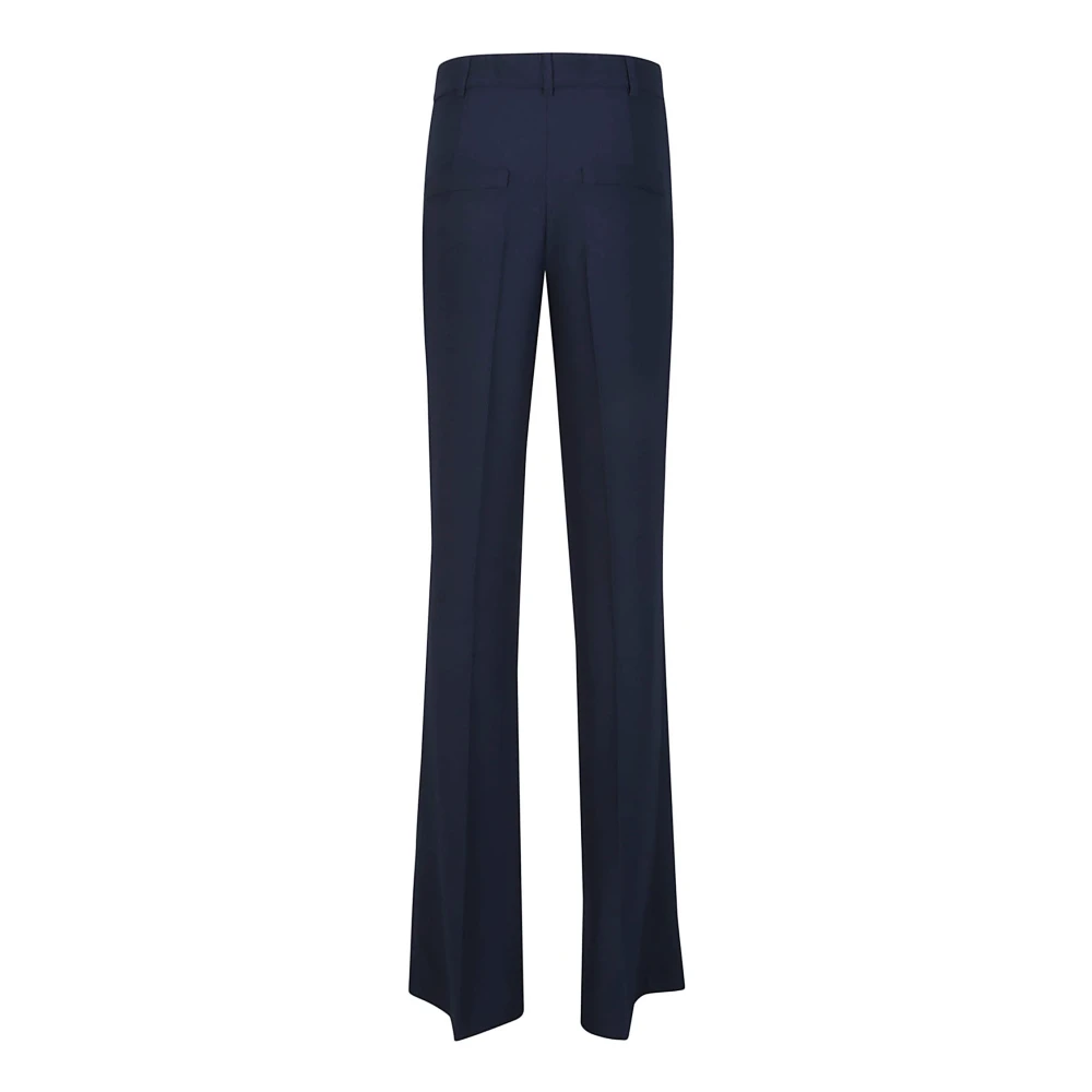 Hebe Studio Blauwe Polyesterbroek Gemaakt in Italië Blue Dames
