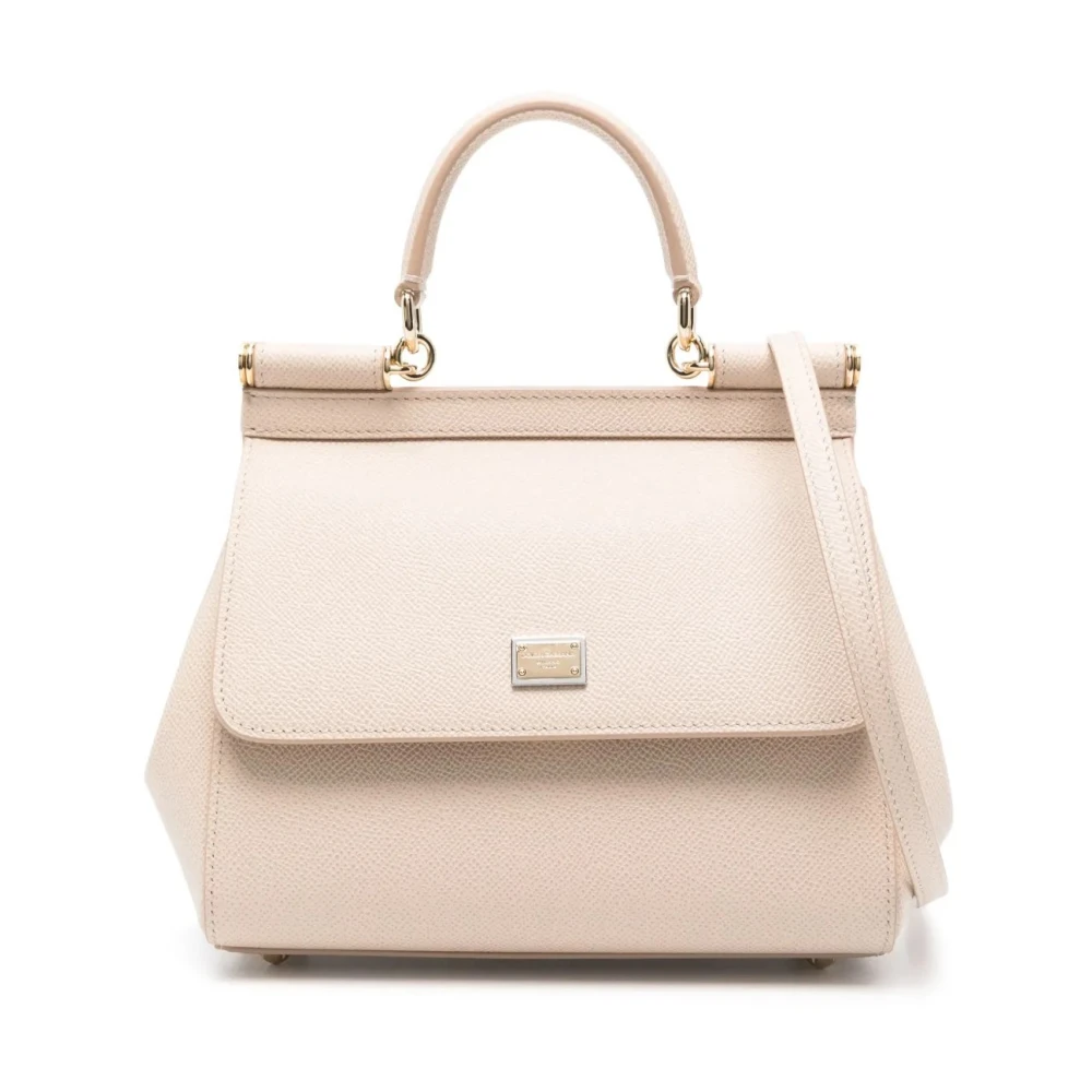 Dolce & Gabbana - Sicily Medium Handtasche - Bags - Damen - Beige - One Size - Bild 2