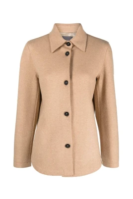 Beige Ull-Kashmir Jacka