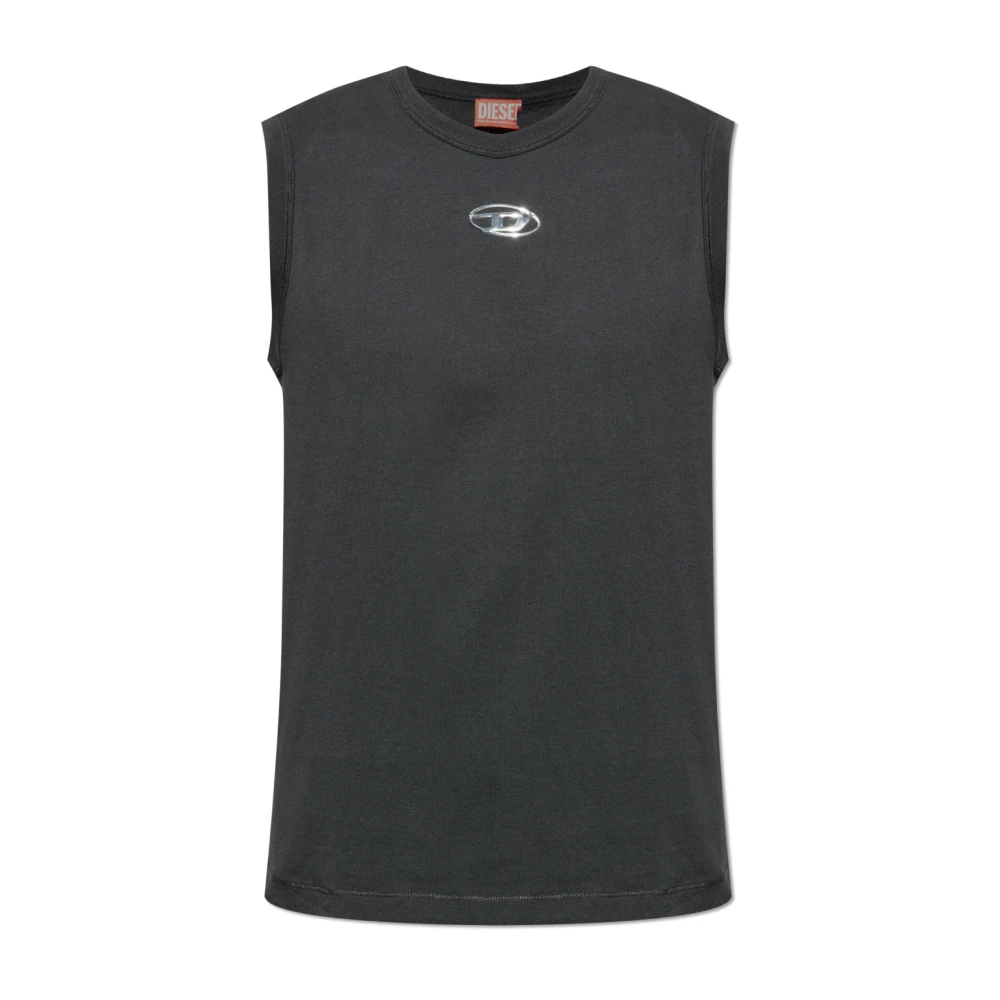 Diesel Uomo Nero Top, 3XL, New,