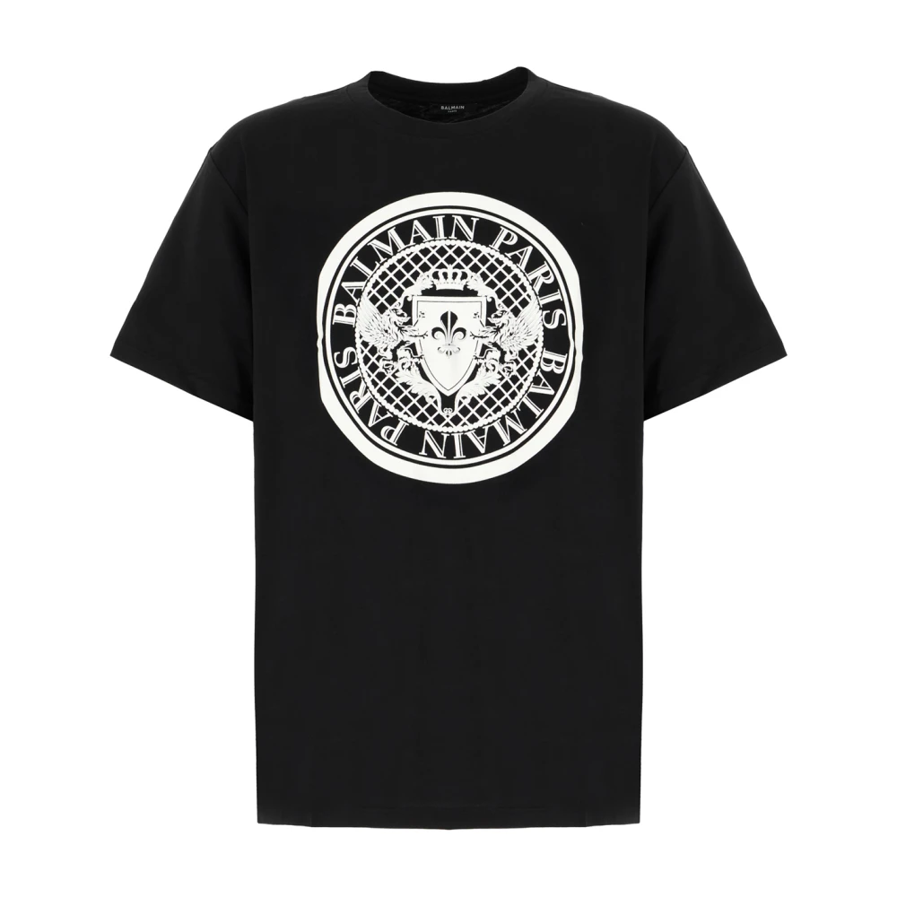 Balmain Black T-Shirt - Male - T-Shirts - S - Tops