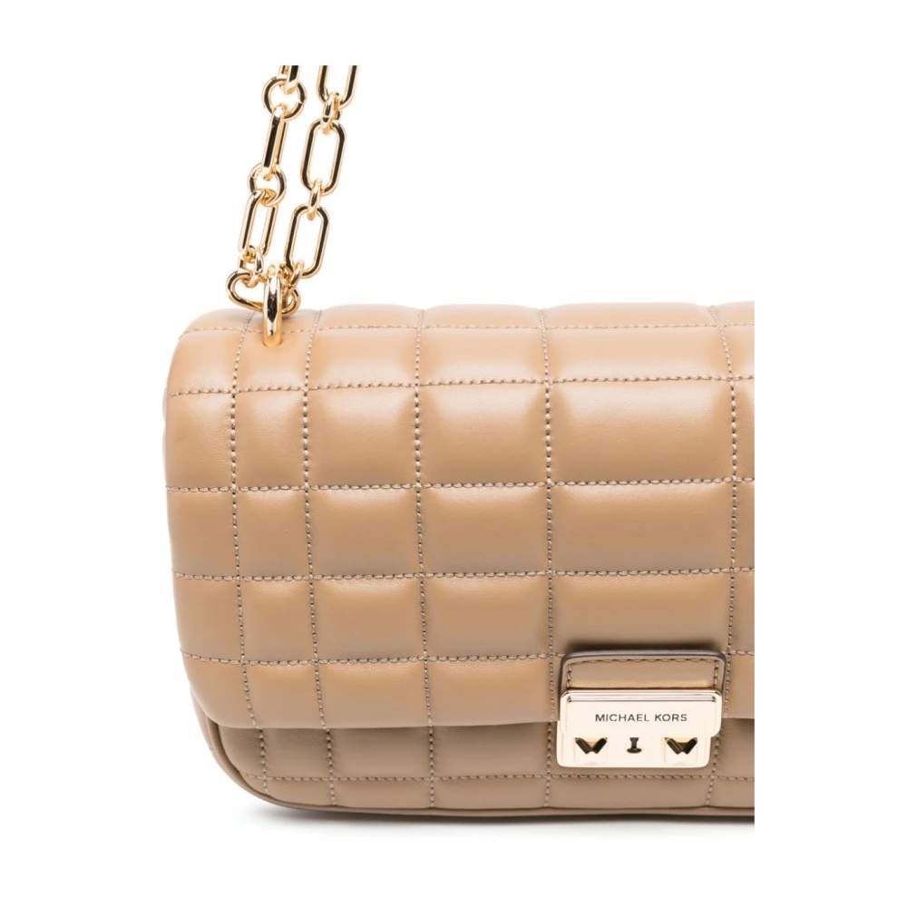 Michael Kors Beige Schoudertas voor Vrouwen Beige Dames