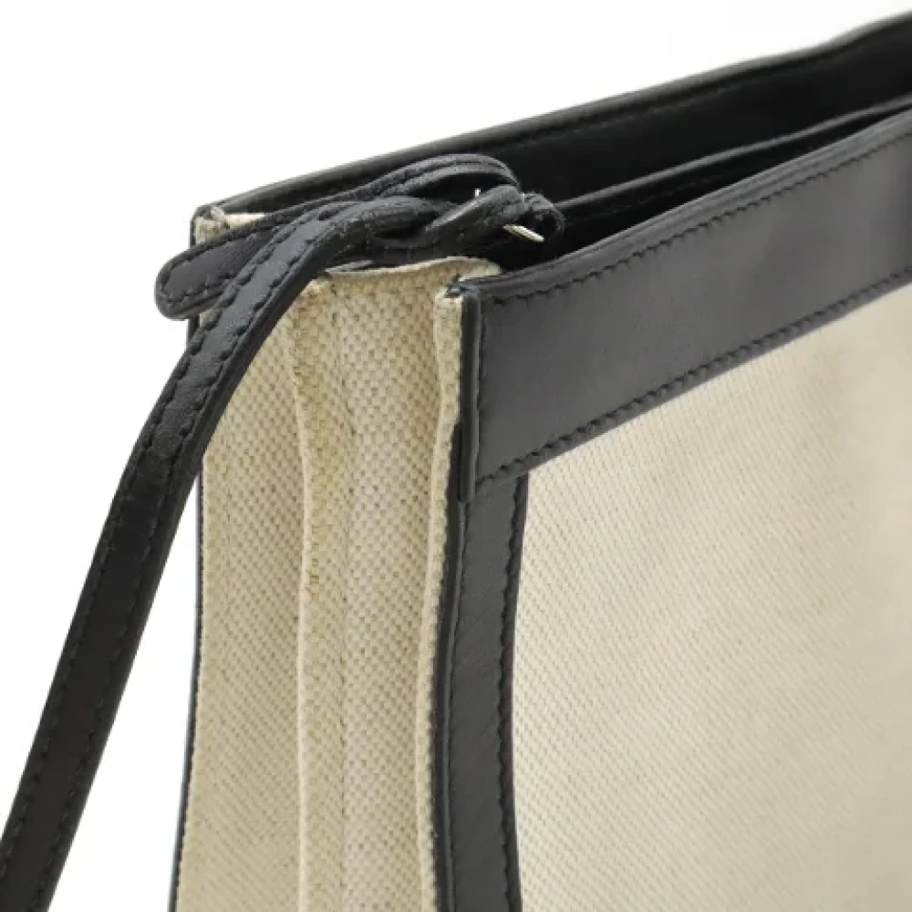 Balenciaga Vintage Pre-owned Canvas shoulder-bags Beige Dames