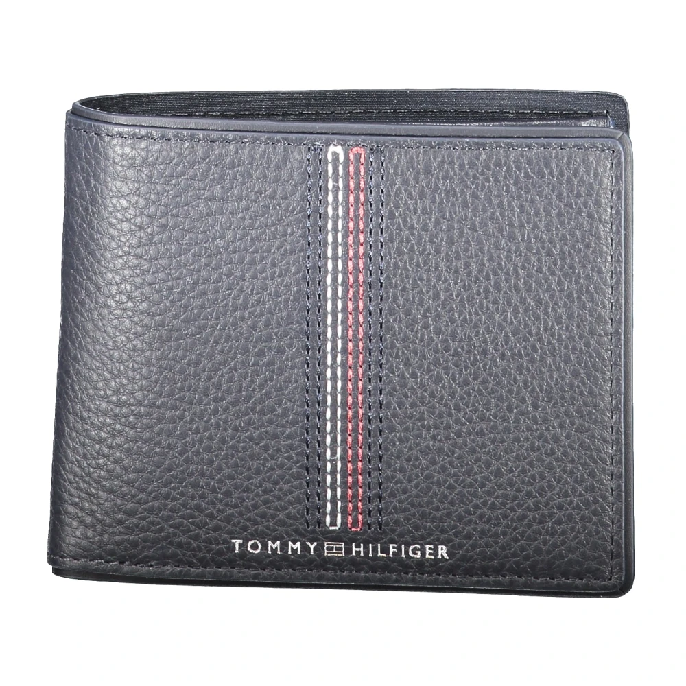 Tommy Hilfiger Men's Blue Wallets & Cardholders, One Size, Wallet Contrast Logo