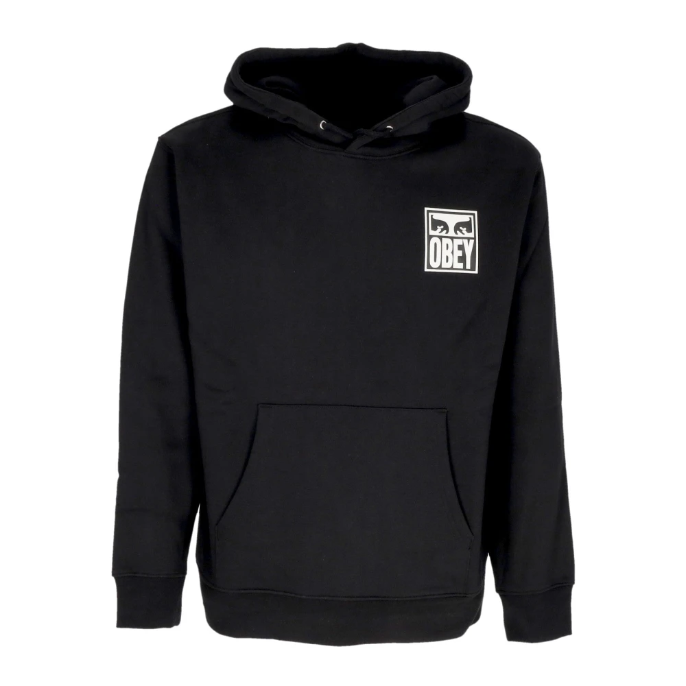 Obey Ogen Icoon Hoodie Premium Fleece Zwart Black Heren
