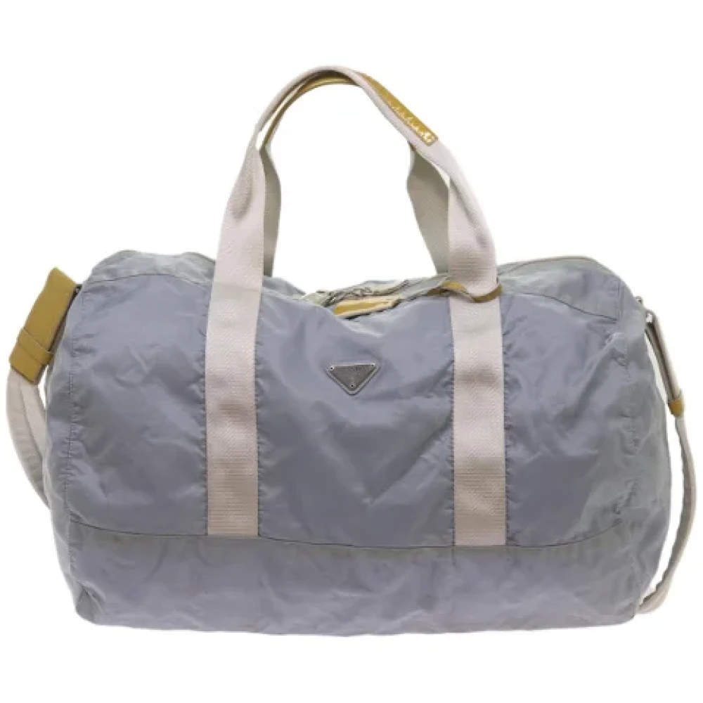 Prada Vintage Pre-owned Fabric travel-bags Purple Dames