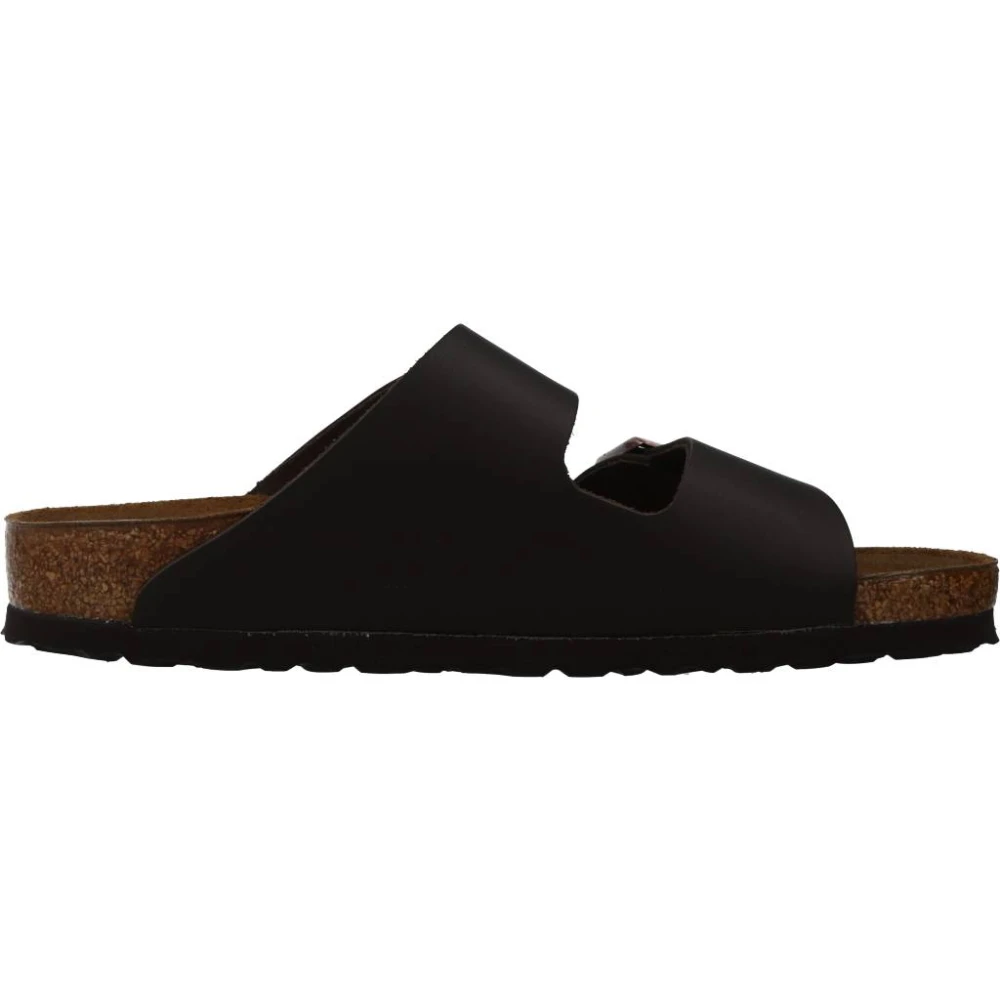 Birkenstock Arizona Mörkbruna Sandaler med Tofflor Brown, Herr