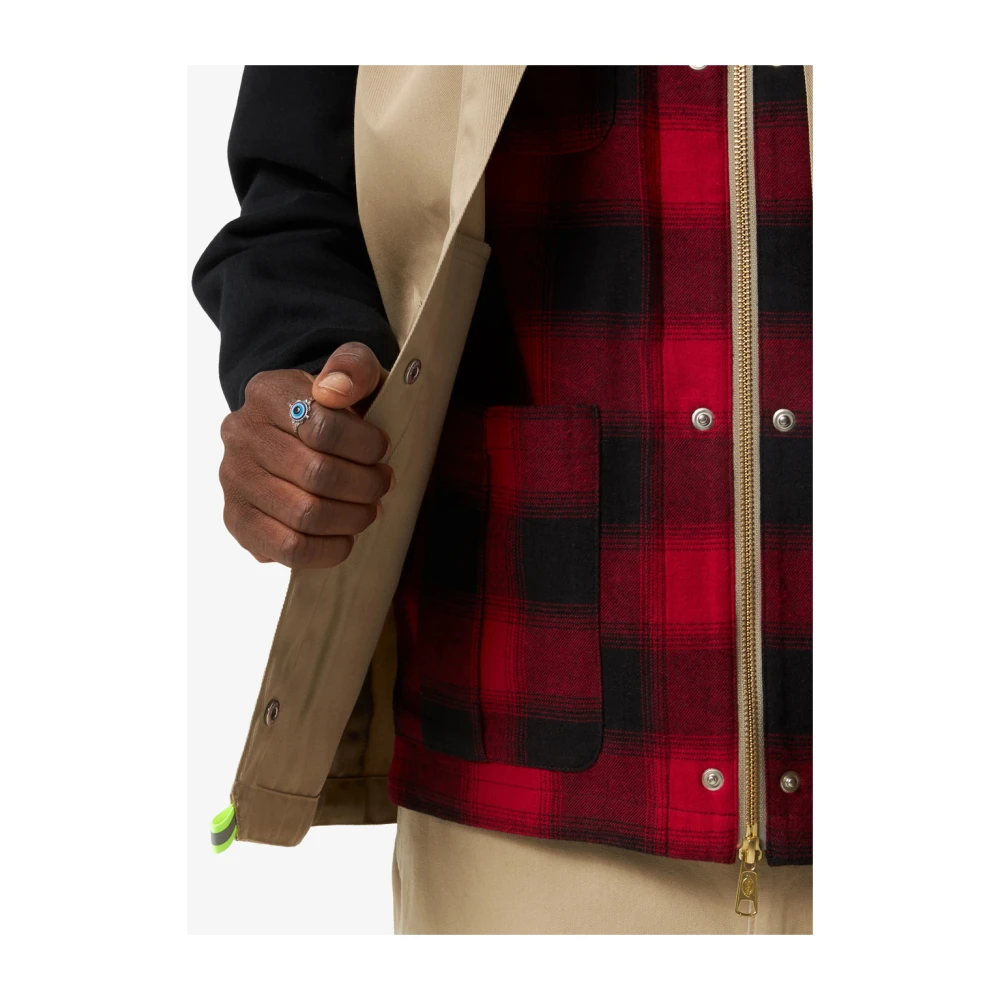 Dickies Beige Eisenhower Vest met knopen en rits Beige Heren