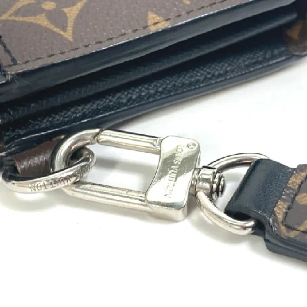 Louis Vuitton Vintage Pre-owned Cotton wallets Brown Dames