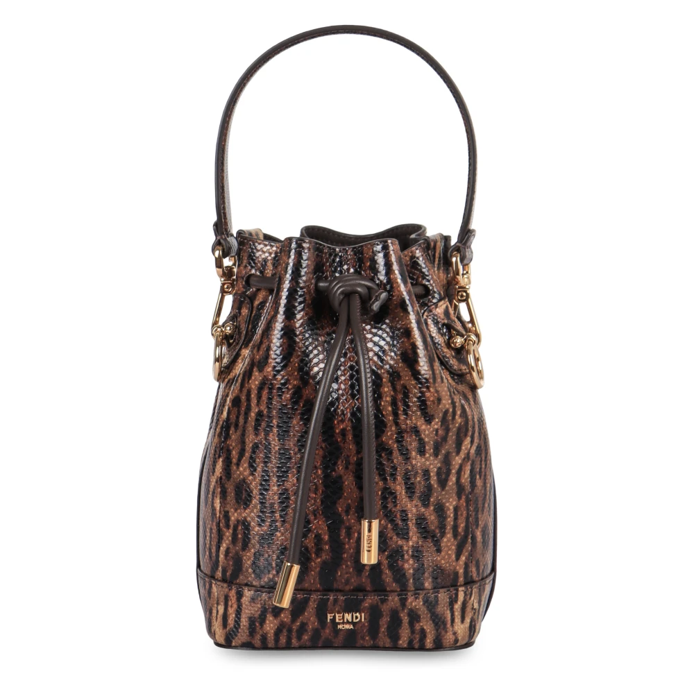 Fendi Women's Brown Mon Tresor Mini Bag - Bucket Bags - One Size - Bags
